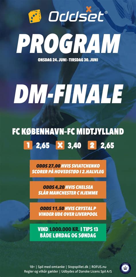 programblad oddset|oddset programbladet 7 dage.